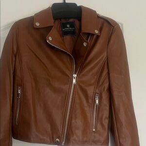 Bagatelle Women's Tan Leather Jacket